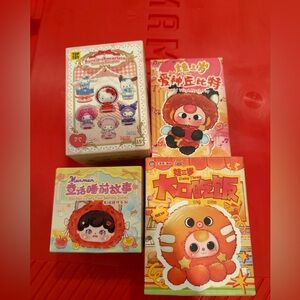 Mixed brand Sanrio Fantasy Fairytale, BB3 Cupid plush, munmun, BB3 big bite